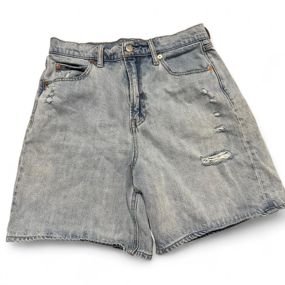 GAP Mom Short Light Blue Denim Shorts size 6